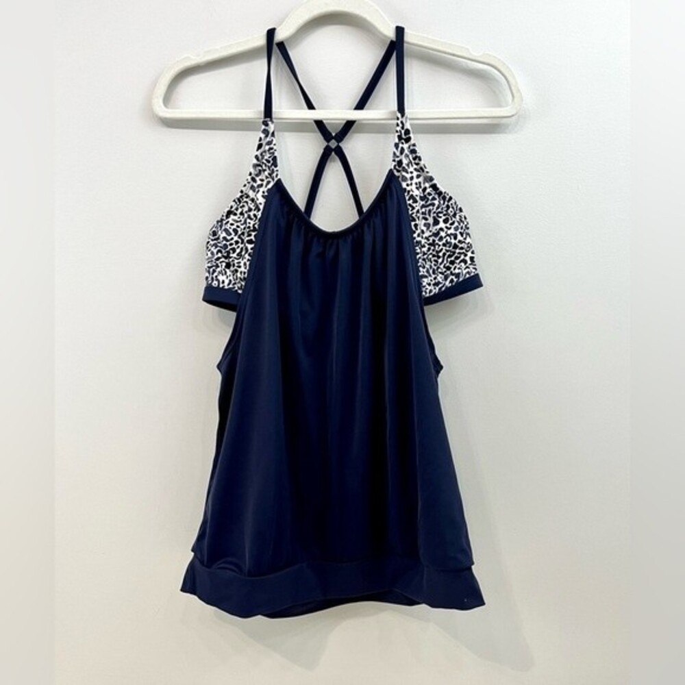 Athleta Zimbabwe Tankini Top 36B/C